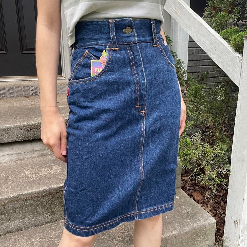 Vintage NWT denim skirt